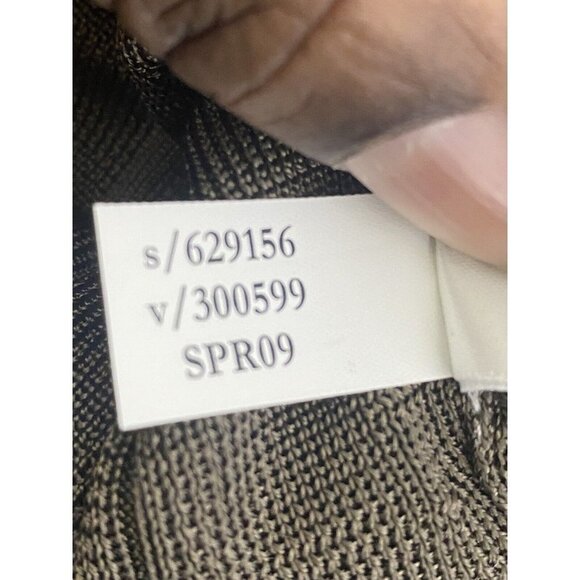 Banana Republic Womens V-neck Sheath Dress Midi Pleated Details Size Medium - Picture 8 of 8
